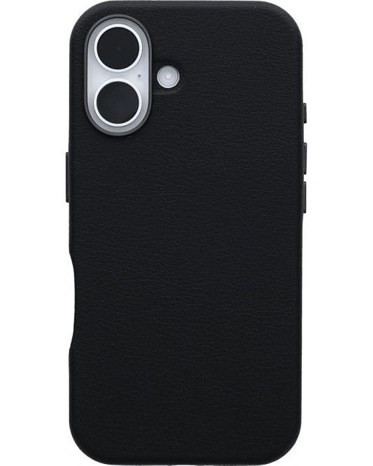 IP16 Symmetry Series Cactus Leather for MagSafe - Noir ASH (Black)