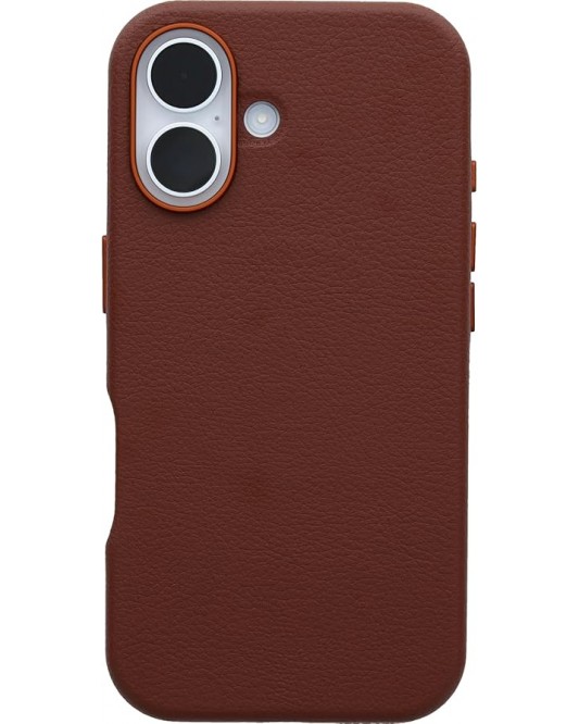 IP16 Symmetry Series Cactus Leather for MagSafe - Rich Adobe (Brown)