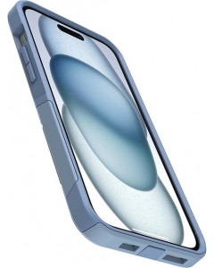 iP15 Plus and iP14 Plus Commuter Series Case - Crisp Denim (Blue)