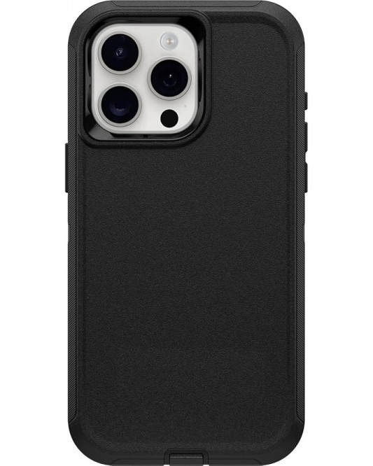IP15 Pro MAX (Only) Defender Series Case - Black