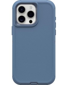 iP15 Pro MAX (Only) Defender Series Case - Baby Blue Jeans (Blue)