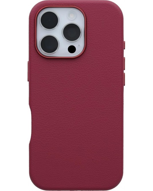  iP16 Pro Symmetry Series Cactus Leather for MagSafe - FOXBERRY (Pink) 